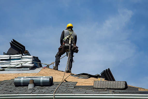 Professional Roofing technician working in Deerfield, KS